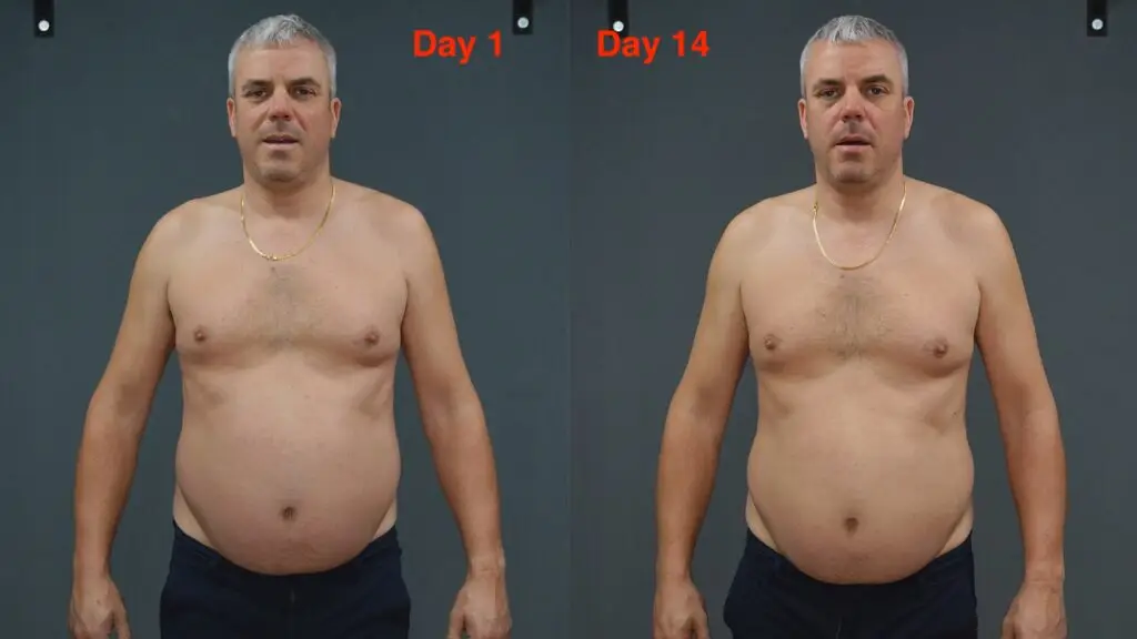 body transformation week 2